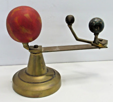 Vintage Brass Orrery Solar System  Model Sun Earth Moon Nautical Astronomy #YR picture