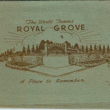 c1950s-60s Peony Park Royal Grove Real Photo Folder Omaha Nebraska Ballroom NE picture