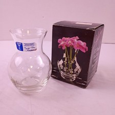 Stylesetter ST. Paulo Bud Vase Handcut Mouth Blown Crystal Vintage New in Box picture