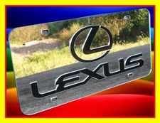 Lexus Chrome Silver Acrylic Plexiglass Mirror License Plate picture