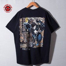 HUF x Marvel Spider-Man Graphic T-Shirt Black XL Streetwear Tee picture