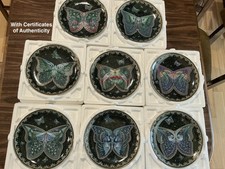 Complete Set (8) Enchanted Wings butterfly Bradford Orig Boxes And Certificates picture