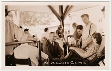 c1930s Dr Locke Clinic Williamsburg Ontario Foot Treatment Photo Postcard picture