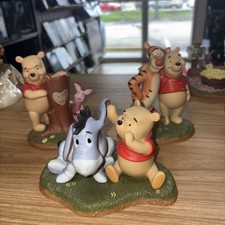 Pooh & Friends Eeyore Figurines Retired Rare Lot Of 3 Great Condition picture