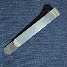 Vintage 1920s-1940s STEELGRIP Stainless Paper Clip Bookmark LDVV Co Holyoke USA picture