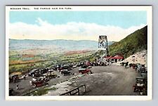 Mohawk Trail MA-Massachusetts The Famous Hair Pin Turn, Vintage Postcard picture