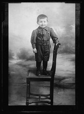 Valence France Jean Leclere 1919 Boy on Chair AEF Chemical Warfare Service picture