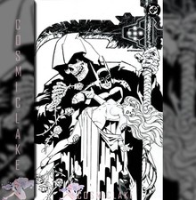 Absolute Batman #25 Steranko Black White Virgin Variant Ltd 1K Presale 10/28☆ picture