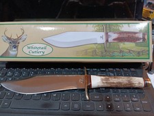 Frost CUTLERY Whitetail  Bowie Knife STAG HANDLE WT-073 12 8in. Overall Length. picture