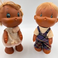Vintage Sekiguchi Poppo Chan Boy & Girl Doll Pair 11