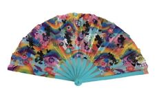 Disney Parks 2023 Exclusive Mickey GLITTER Folding Hand Fan picture