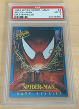 1995 Marvel Ultra Spider-Man Masterpieces #4 (DeVries) 💎 SPIDER-MAN 💎 PSA 9 💎 picture