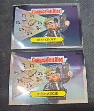 2022 Topps Chrome Garbage Pail Kids Audio Augie, Deaf Geoff #206a+206b Series 5 picture