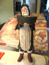 Vtg Duncan Royale History of Santa Wassailing Santa Figurine 11
