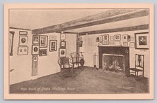 Deane Winthrop House West Room Interior Winthrop MA Postcard E.G. Brown Photo picture