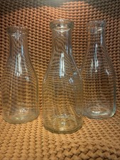 VINTAGE CREAM/ MILK BOTTLES - 3  QUART BOTTLES picture