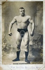 George Hackenschmidt, The Russian Lion 1905 RPPC Photo Postcard Copy picture