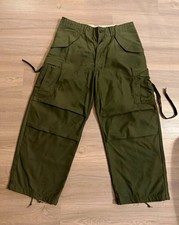 Vintage 70s US Military M-65 Field Trousers Cold Weather OG-107 Small Short picture