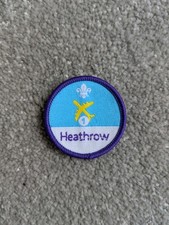 Air Activities Level 1 Staged Scout Activity Badge Heathrow Old Logo Brand New picture