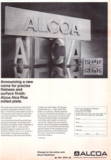 Alcoa Alca Plus Milled Aluminum Cast Plate - Try It - Vtg 1973 Magazine Print Ad picture