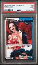 2013 One Piece Nico Robin Miracle Battle Carddass OP14 45/77 PSA 9 picture