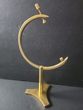 Brass Adjustable Caliper Display Vintage Half Moon picture