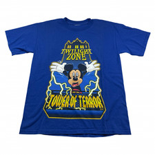 RARE VTG Disney Tower Of Terror I Survived Twilight Zone Mickey T-Shirt • Medium picture