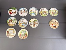 Joan Walsh Anglund Mini Wall Plaques Hang 11 Complete Except Sept. Rare 1966 picture