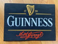 HUGE Guinness Beer Patch iron or sew on large for jacket Irish Ireland 12 X 8.5
