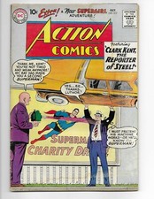 Action Comics 257 1959 DC Comics VG- 3.5 Superman 6th App Supergirl picture