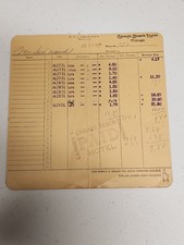 1931 Chicago Beach Hotel Bill Receipt - Mrs. Sam Mandel - Historical Memorabilia picture