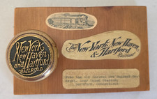 Rare NY, NH, & H New Haven Railroad Union Station Hartford, CT Brass Door Knob picture