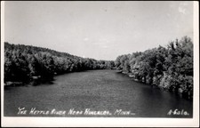 near Hinckley MN The Kettle River RPPC Late 1930s-Mid 1940s Hamilton Photo picture