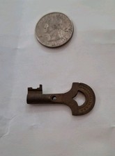 🔑 Tiny Brass Vintage Lancaster, PA Railroad Key picture