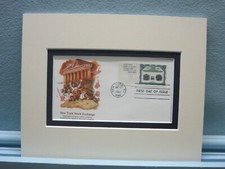 Wall Street and the New York Stock Exchange & First Day Cover of its stamp picture