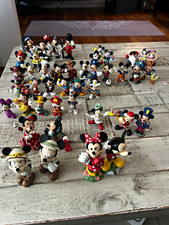 Disney Vintage Mickey & Minnie Mouse Figurine Lot, 3-4” Tall picture