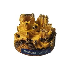 UK Edinburgh Castle Landmark Model Figurine Home Resin Souvenir Table Ornament picture
