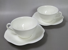 Villeroy & Boch Bone China MIRA Breakfast Cup, Saucer PAIR 4 Piece SET picture