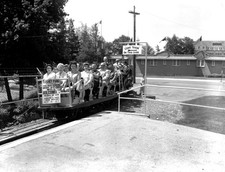 Vintage ROLLER COASTER ADVERTISING Negative 1950s HERSHEY PARK PA picture