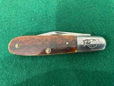 Antique ROBESON Cutlery Shuredge  BARLOW  Pocket Knife 1911-21  Bone  Minty picture