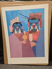VTG Jesse T. Hummingbird Signed ARTIST PROOF Poster Print 25.5