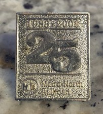 MTA Metro-North Railroad 25 Years Service Pin 1983-2008 NYC Anniversary picture