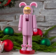 A Christmas Story Ralphie Bunny Suit Wooden Nutcracker 9.5