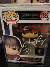 Toji Fushiguro JJK Funko Pop Signed and Quoted by Nicolas Roye. picture