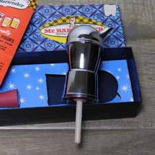 New Vintage Mr. Bartender Jigger Pour Spout Bar Ware Original Box USA 1B101 picture