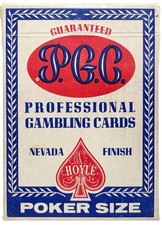 Stancraft Hoyle PGC 21 Special Nevada Finish 1050 Poker Playing Cards picture