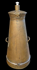 Antique English Copper Milk display can Dairy supply Co, london picture