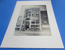 VINTAGE PUBLIC SQURE WILKES-BARRE  PA 8-1/2 X 11 PREMIUM MATTED PRINT #999 picture