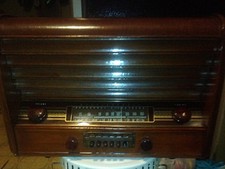 1946 Westinghouse H104 Shortwave Tube Radio w/Pushbuttons & Aux Input Jack. NICE picture