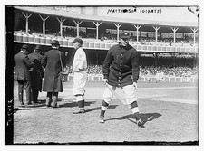 New York Giants Christy Mathewson 1911 Baseball Pitcher at Polo Grounds picture